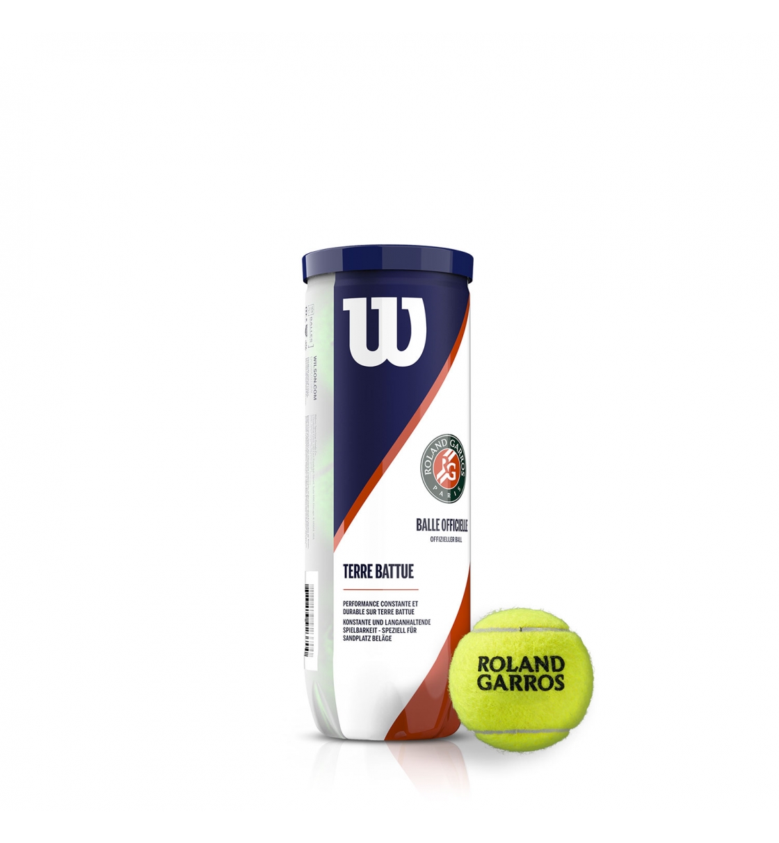 Wilson Fw19 Wrt125000 Roland Garros Clay Ct 3 Ball