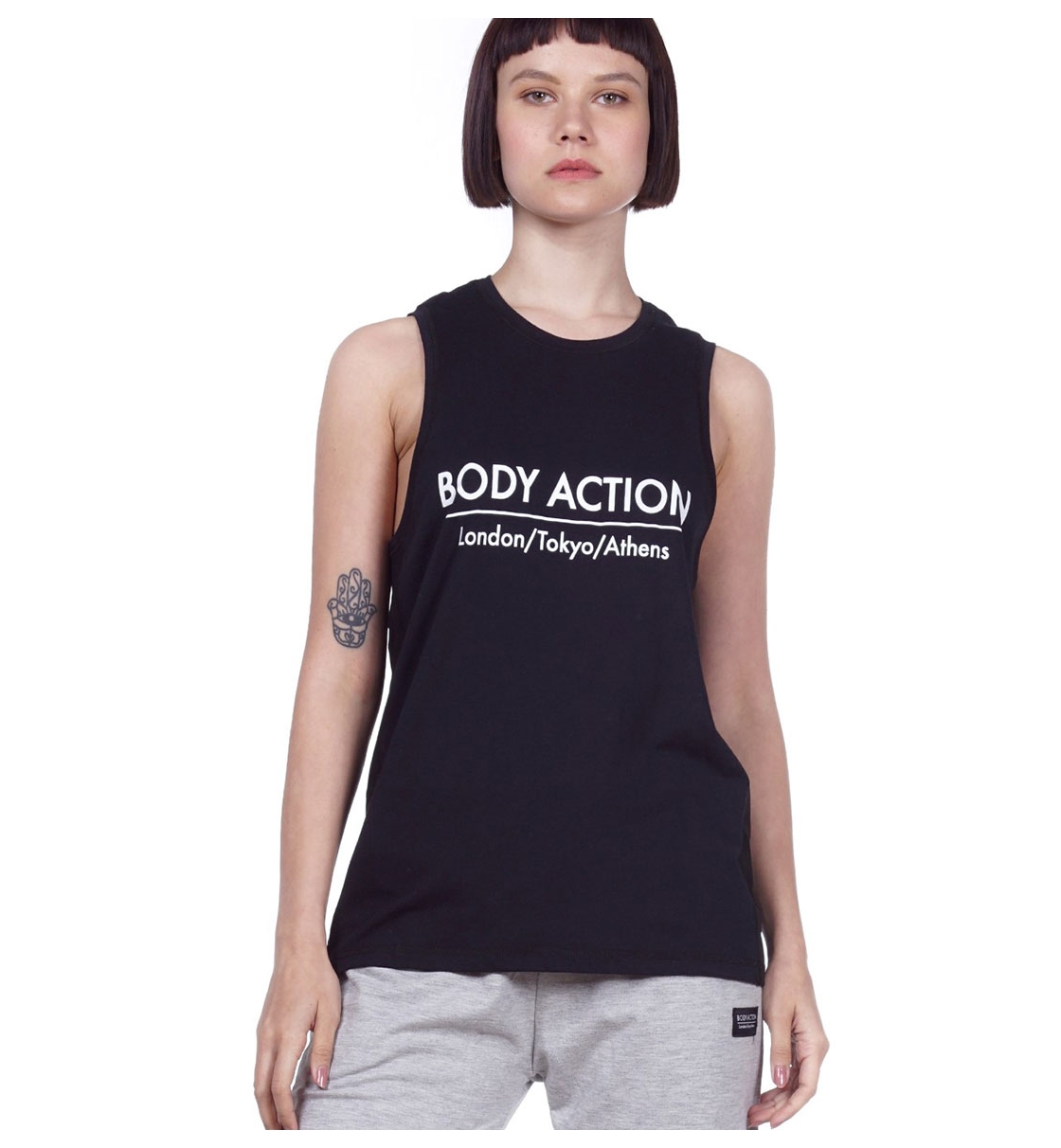 Body Action Γυναικεία Αμάνικη Μπλούζα Ss20 Women Active Vest 041005
