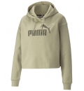 Puma Γυναικείο Φούτερ Με Κουκούλα Fw21 Ess Cropped Logo Hoodie Fl 586869