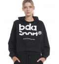Body Action Fw21 Women'S Oversized Cropped Hoodie