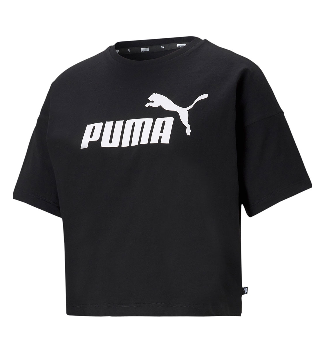 Puma Ss22 Ess Cropped Logo Tee