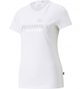 Puma Γυναικεία Κοντομάνικη Μπλούζα Ss22 Ess+ Metallic Logo Tee 848303