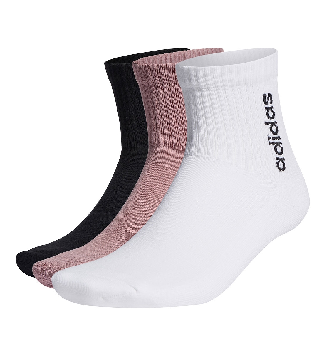 Adidas Ss22 Half-Cushioned Quarter Socks 3 Pairs