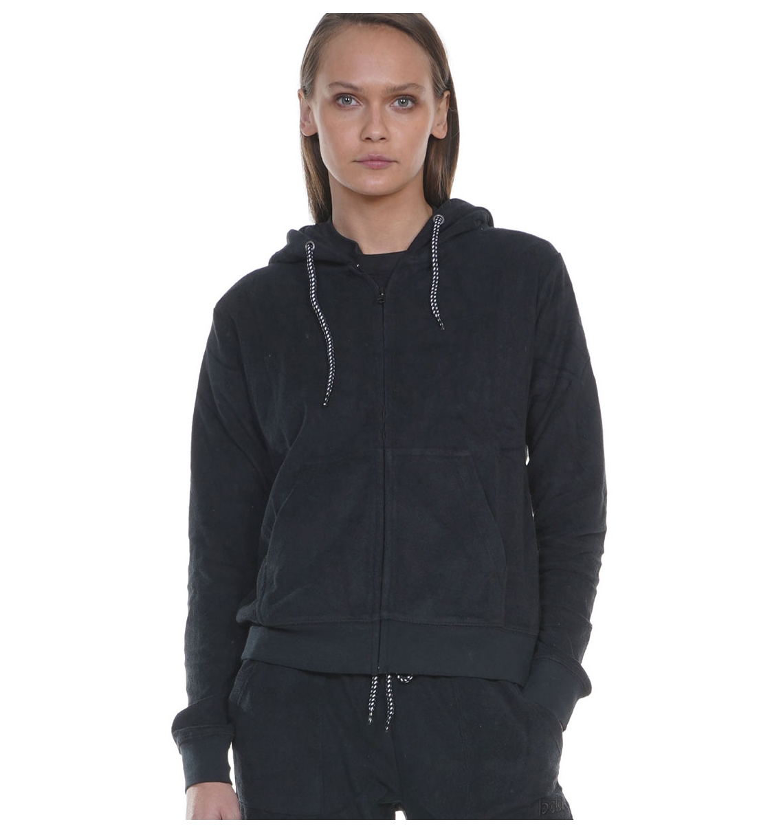 Body Action Ss22 Women'S Terry Hoodie Jacket
