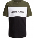 Jack & Jones Παιδική Κοντομάνικη Μπλούζα Ss22 Jjelogo Blocking Tee Ss Noos Jnr 12174282
