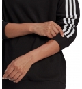 adidas Γυναικεία Μακρυμάνικη Μπλούζα Fw22 Ess Studio Lounge 3-Stripes Sweatshirt Hc9124