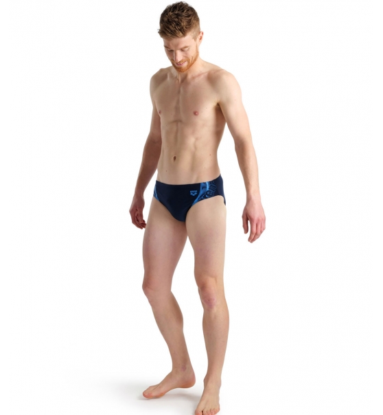 Arena Fw22 Ανδρικό Μαγιό Slip Swim Briefs Graphic 005536