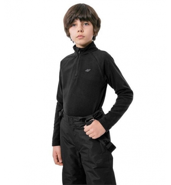 4F Παιδική Μακρυμάνικη Μπλούζα Fleece Fw22 Fleece Underwear Hjz22-Jbimp001