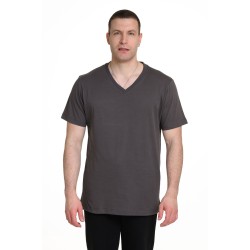 J07 Ss24 Ανδρική Κοντομάνικη Μπλούζα T-Shirt V-Neck Single Jersey S25/54008J
