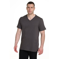 J07 Ss24 Ανδρική Κοντομάνικη Μπλούζα T-Shirt V-Neck Single Jersey S25/54008J