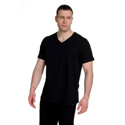 J07 Ss24 Ανδρική Κοντομάνικη Μπλούζα T-Shirt V-Neck Single Jersey S25/54008J