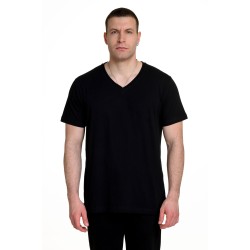 J07 Ss24 Ανδρική Κοντομάνικη Μπλούζα T-Shirt V-Neck Single Jersey S25/54008J