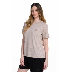 J07 Ss24 Γυναικεία Κοντομάνικη Μπλούζα T Shirt Single Jersey Flamme S25/44001J