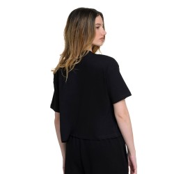 J07 Ss24 Γυναικεία Κοντομάνικη Μπλούζα Loose Crop Top Single Jersey S25/65554J