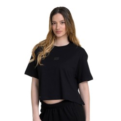 J07 Ss24 Γυναικεία Κοντομάνικη Μπλούζα Loose Crop Top Single Jersey S25/65554J