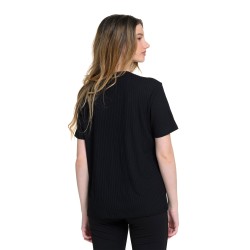 J07 Ss24 Γυναικεία Κοντομάνικη Μπλούζα T Shirt Rib Viscose S25/66412J
