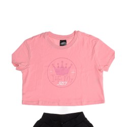 J07 Ss24 Girls Set Crop Top & Shorts Sin.Jersey & Bf S25/14410J