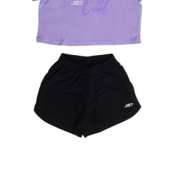 J07 Ss24 Girls Set Crop Top & Shorts Sin.Jersey & Bf S25/14410J