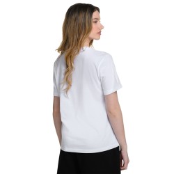 J07 Ss24 Γυναικεία Κοντομάνικη Μπλούζα V Neck T Shirt Single Jersey S25/44011J
