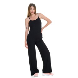 J07 Ss24 Γυναικεία Ολόσωμη Φόρμα Strappy Open Hem Jumpsuit Rib Viscose S25/66432J
