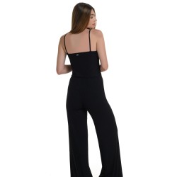 J07 Ss24 Γυναικεία Ολόσωμη Φόρμα Strappy Open Hem Jumpsuit Rib Viscose S25/66432J