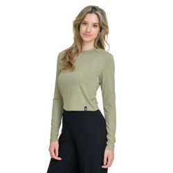 J07 Fw24 Crop Top Long Sleeve "Rib Viscose" W26/67102J