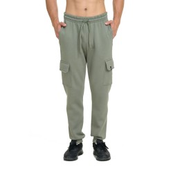 J07 Fw24 Ανδρικό Υφασμάτινο Cargo Cargo Cuffed Pants Fleece M26/74116J