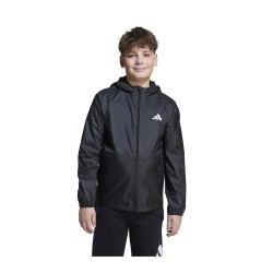 adidas Παιδικό Αθλητικό Μπουφάν Αντιανεμικό Fw24 J Rain Jkt Jl9046