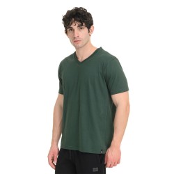 J07 Ss25 Ανδρική Κοντομάνικη Μπλούζα T Shirt Single Jersey ''V'' S26/54008J