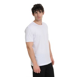 J07 Ss25 Ανδρική Κοντομάνικη Μπλούζα T-Shirt Raw Neck/Sleeves Single Jersey S26/54679J