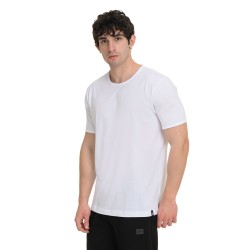 J07 Ss25 Ανδρική Κοντομάνικη Μπλούζα T-Shirt Raw Neck/Sleeves Single Jersey S26/54679J