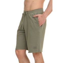 J07 Ss25 Ανδρική Αθλητική Βερμούδα Bermuda Raw Edges Frenchterry S26/54680J