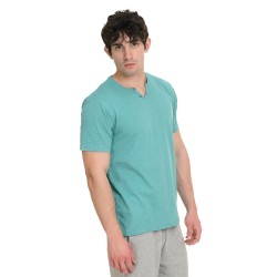 J07 Ss25 Ανδρική Κοντομάνικη Μπλούζα T-Shirt Placket Flamme S26/54683J
