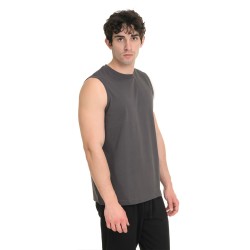 J07 Ss25 Ανδρική Αμάνικη Μπλούζα Sleeveless Vest Single Jersey S26/55203J