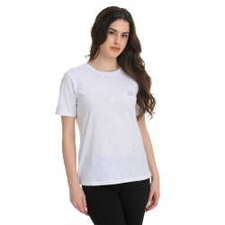J07 Ss25 Γυναικεία Κοντομάνικη Μπλούζα T-Shirt Classic Flamme S26/44001J