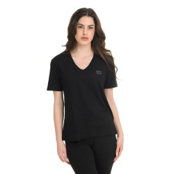 J07 Ss25 V Neck T Shirt Single Jersey S26/44011J