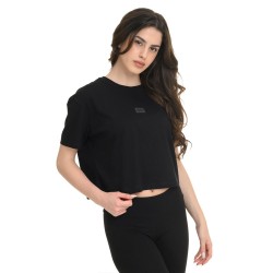 J07 Ss25 Γυναικεία Κοντομάνικη Μπλούζα Crop Top S.Jersey S26/44016J