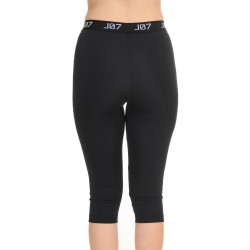 J07 Ss25 Γυναικείο Αθλητικό Κολάν Κάπρι Leggins 3/4 Logo Elastic Scuba S26/64016J