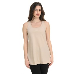 J07 Ss25 Γυναικεία Αμάνικη Μπλούζα Tank Top Long "A" Single Jersey S26/65404J
