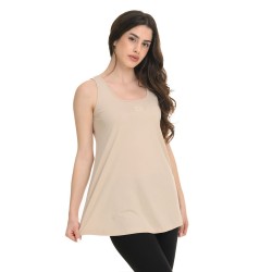 J07 Ss25 Γυναικεία Αμάνικη Μπλούζα Tank Top Long "A" Single Jersey S26/65404J