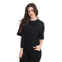 J07 Ss25 Γυναικεία Κοντομάνικη Μπλούζα Loose Crop Top S.Jersey S26/65554J