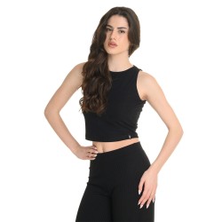 J07 Ss25 Γυναικεία Top Αμάνικο Sleeveless Top Rib Viscose S26/66406J