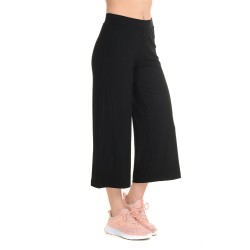 J07 Ss25 Γυναικείο Παντελόνι  Open Hem Pants 7/8 Rib Viscose S26/66422J