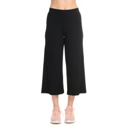 J07 Ss25 Γυναικείο Παντελόνι  Open Hem Pants 7/8 Rib Viscose S26/66422J