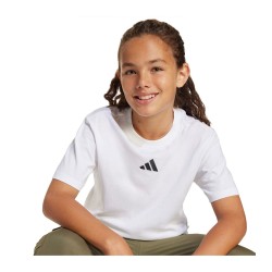 adidas Παιδική Κοντομάνικη Μπλούζα Ss25 J Sl Tee 160 Jc9774