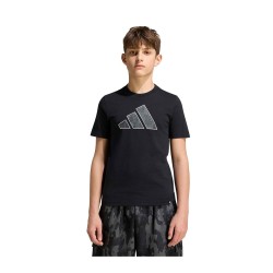 adidas Παιδική Κοντομάνικη Μπλούζα Ss25 J Camo T Kq7014